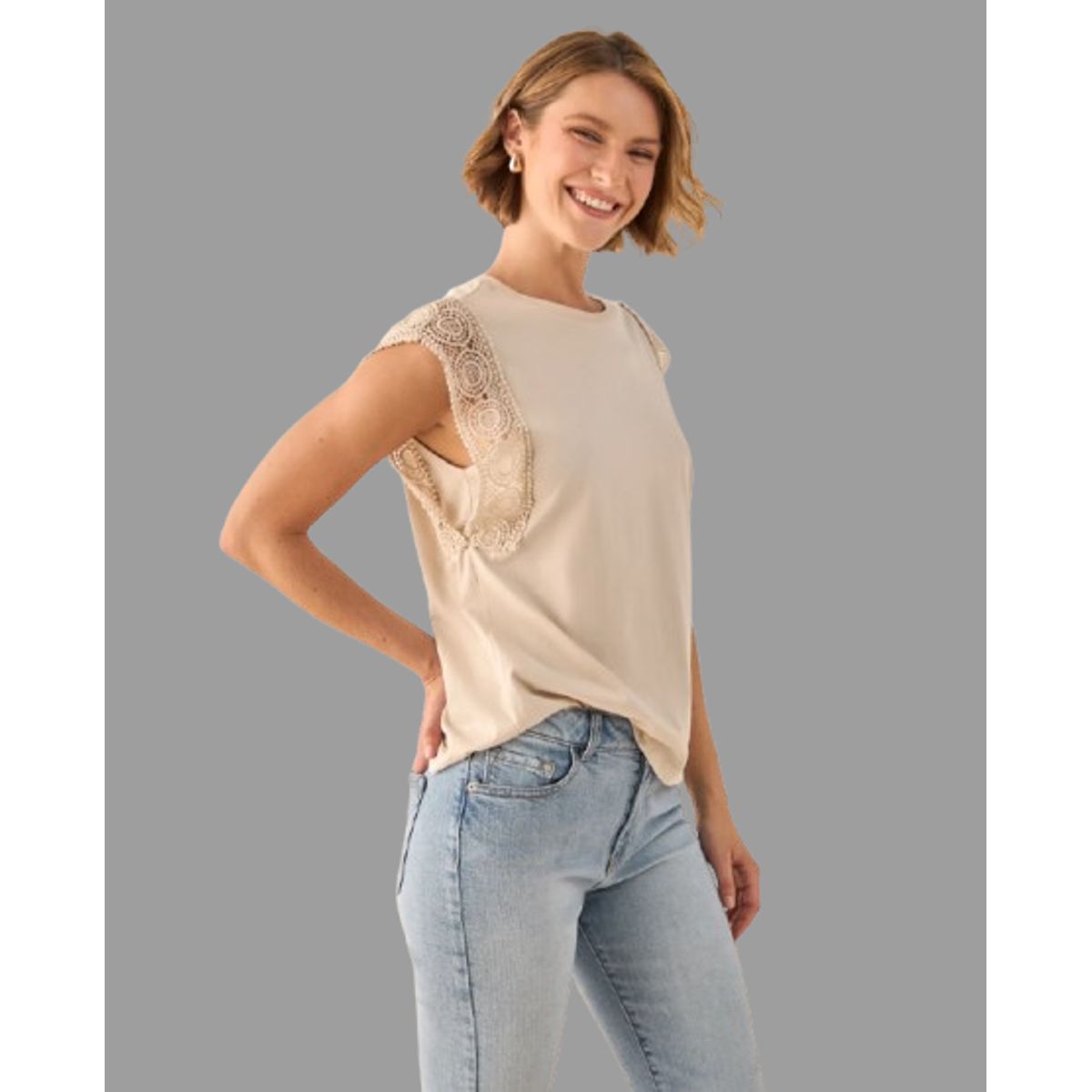 ESPRIT - Esprit Camisa para Dama Estampada Blusa Mujer Sofisticada