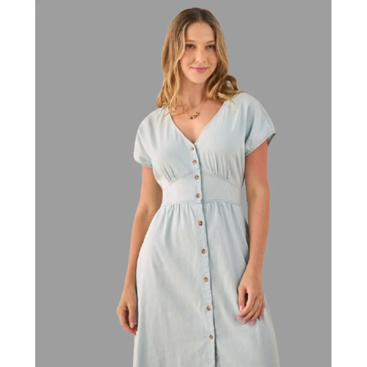 ESPRIT - Esprit Vestido Largo para Dama con Cinturón Ajustable Versátil y Formal