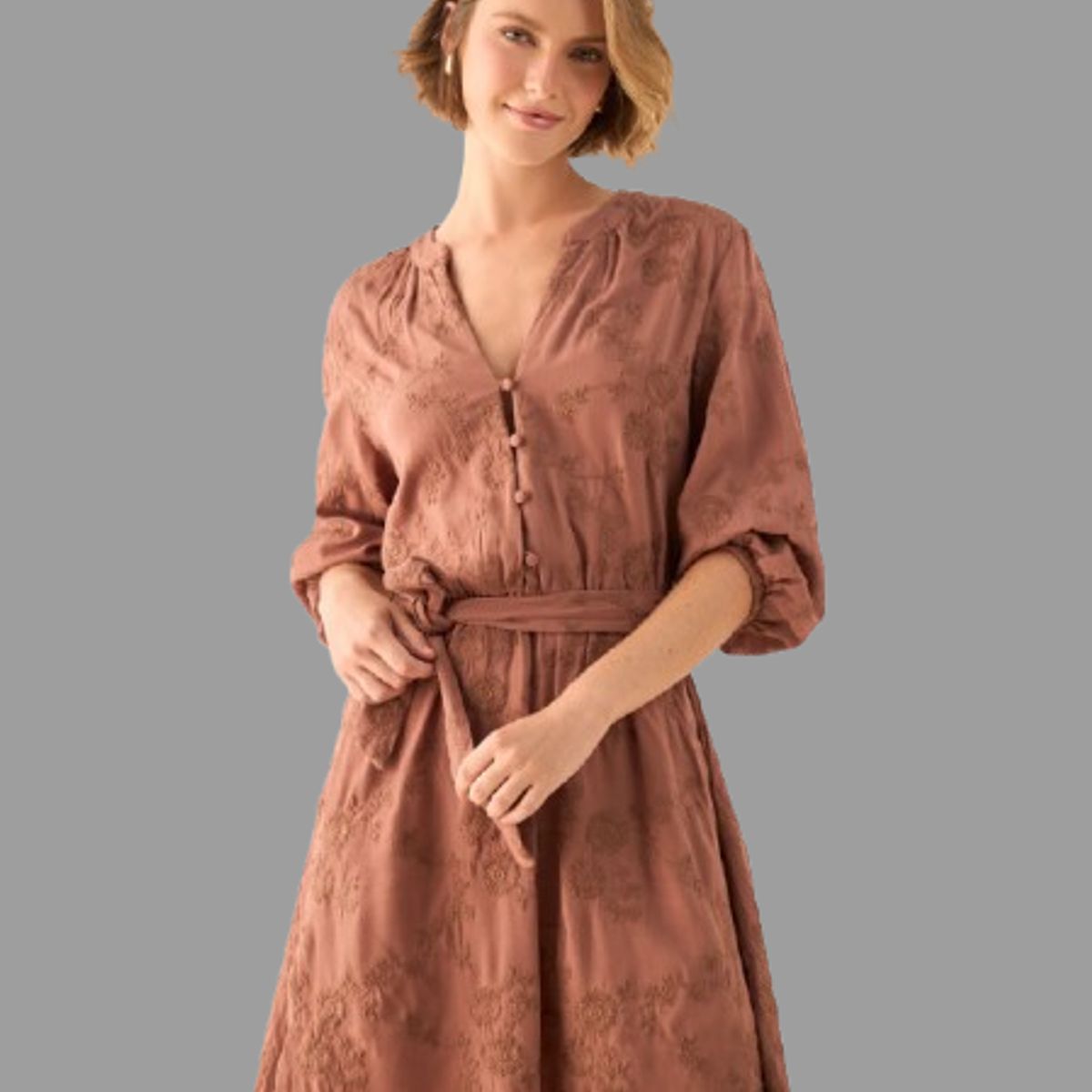 ESPRIT - Esprit Vestido Corto para Dama con Bordados Casual