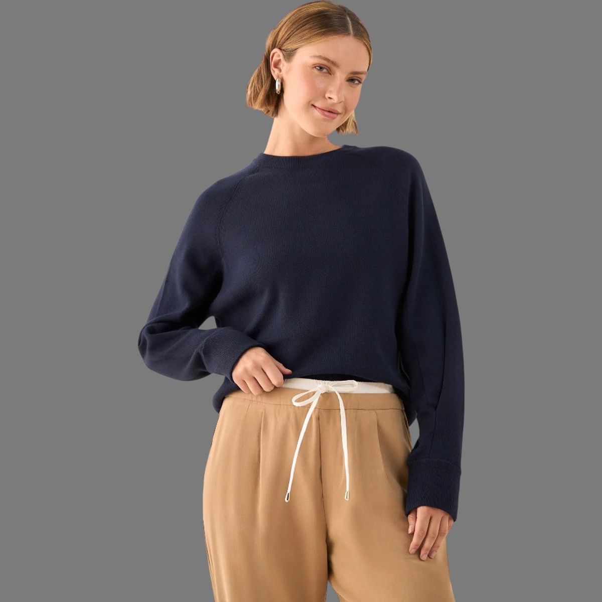 ESPRIT - Esprit Suéter para Dama Oversized Formal y  Versátil