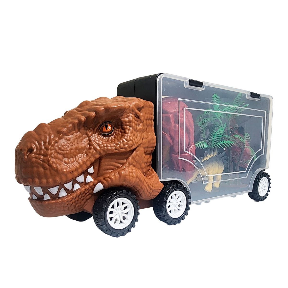 GENERICO - Tractumula Camion Dinosaurio Transporte Juguete Niños