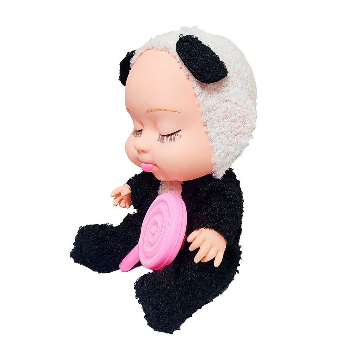 GENERICO - Muñeco Bebe Bebote Dormilon Tierno + Paleta Juguete Niñas