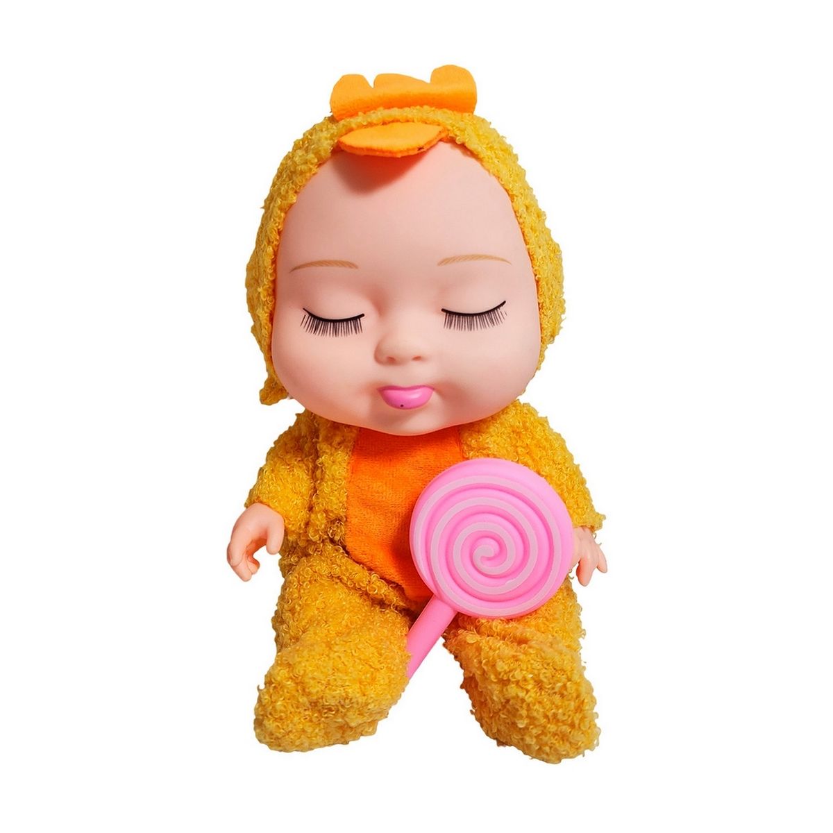 GENERICO - Muñeco Bebe Bebote Dormilon Tierno + Paleta Juguete Niñas