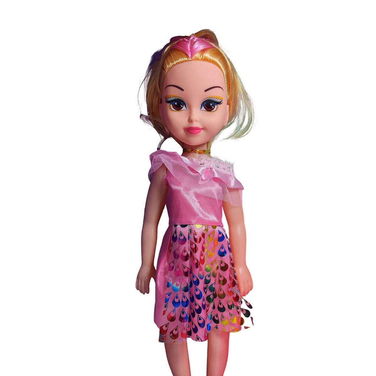 GENERICO - Muñeca Con Vestido Bañera + Accesorios Juguete Niñas