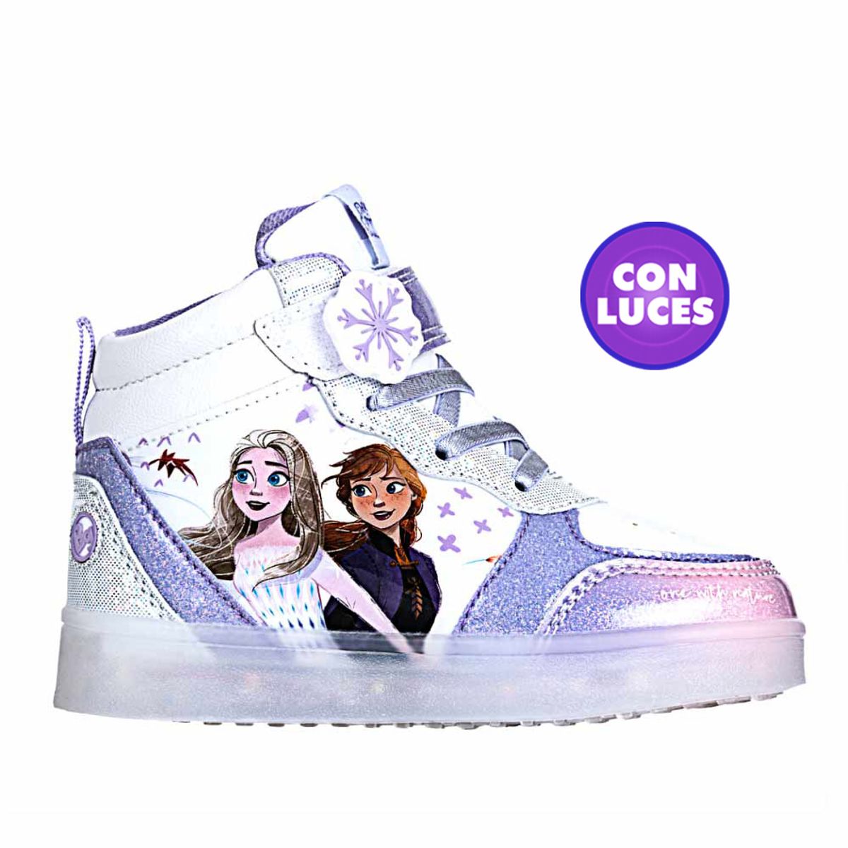 DISNEY - Botabotin Casual de Niña disney  ebay 011518r Blanco