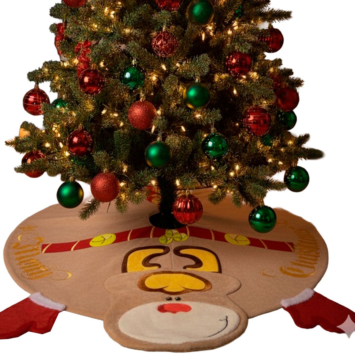 HOMETEX - Pie de árbol cascabel camel