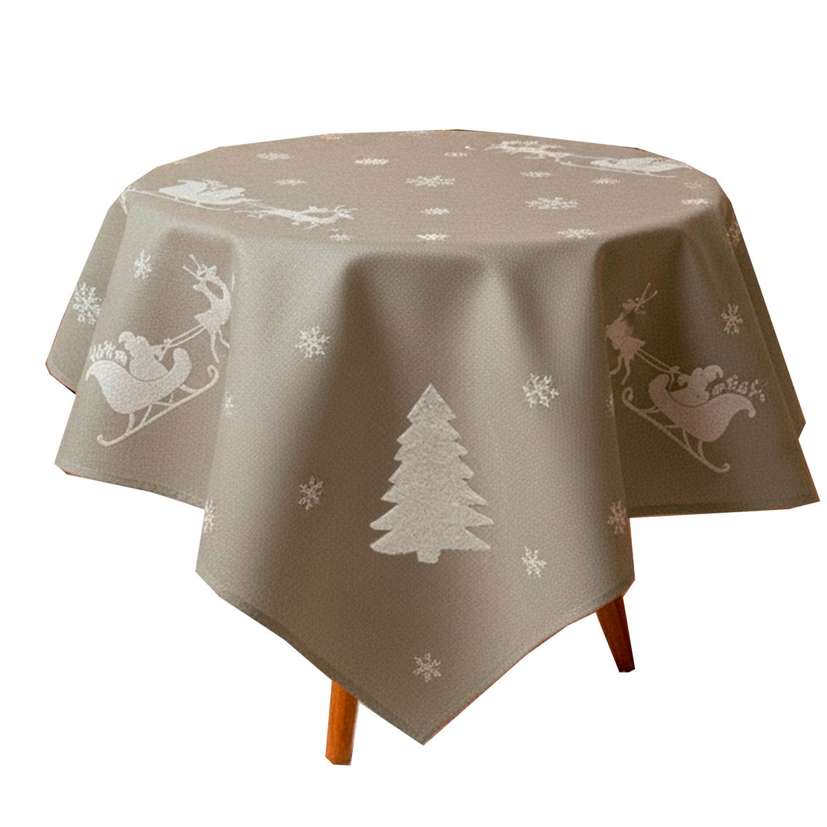 HOMETEX - Carpeta para mesa Boneca gris