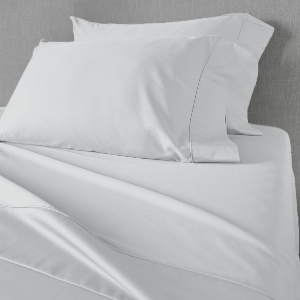 KAMUCHY - Juego de sábanas Polialgodón 200H Blanco