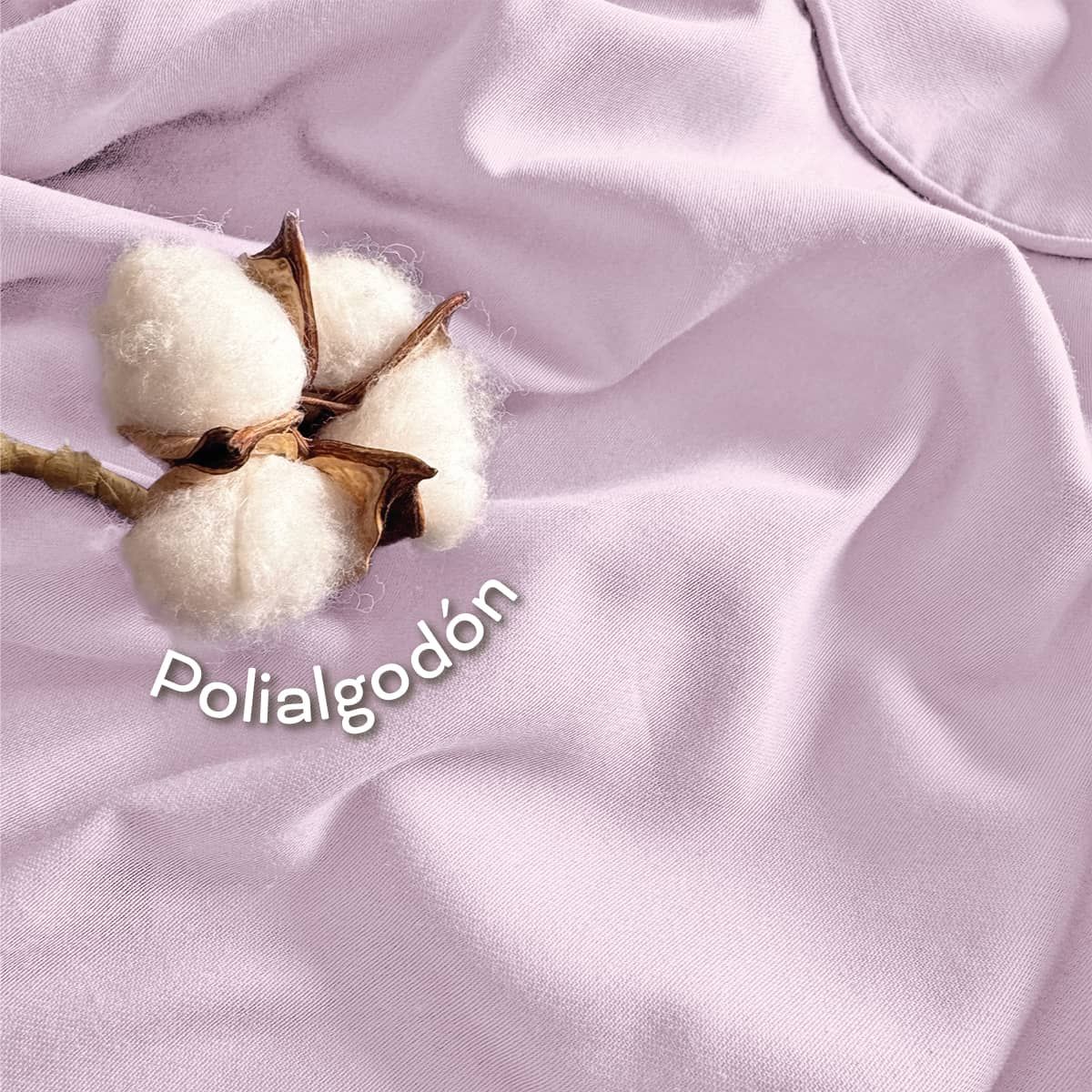 KAMUCHY - Juego de sábanas Polialgodón 200H Candy Pink