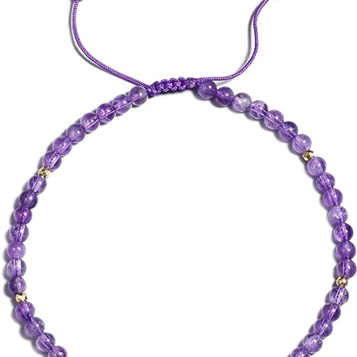 GENERICO - Tobillera Amatista 4 mm Meridianshop