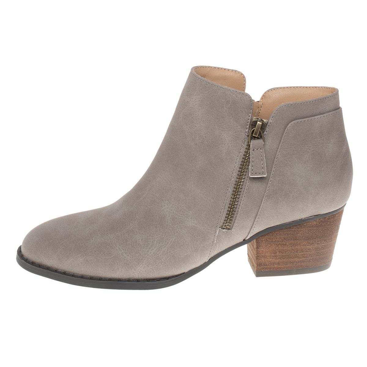 COMFORT PLUS - Botines Ashlee Con Taco Para Mujer Gris Comfort Plus 201341