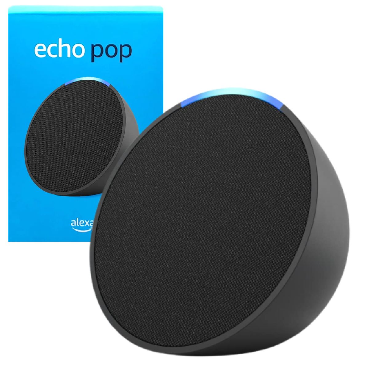 AMAZON - Amazon Echo Pop Asistente Virtual Parlante Alexa Carbon
