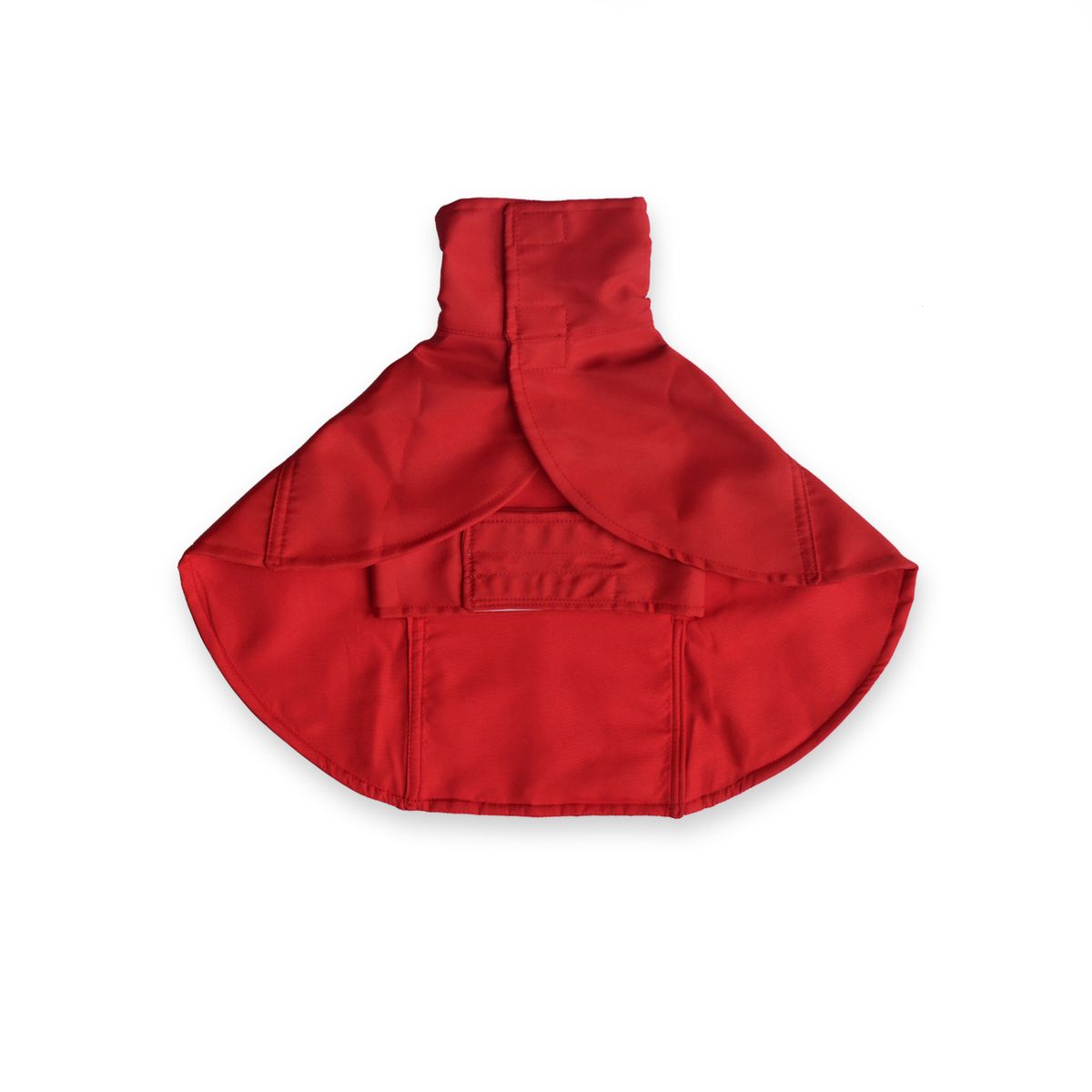 WAWAW - Capa impermeable 7XL rojo cuello alto 3