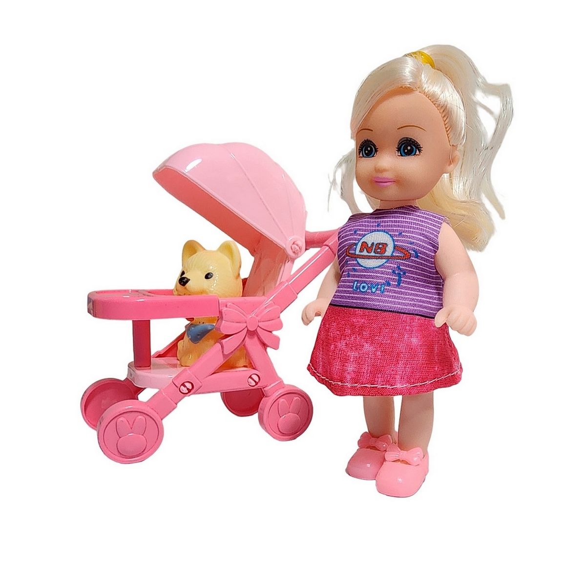 GENERICO - Muñeca En Coche Mascota Juguete Niñas Interactivo