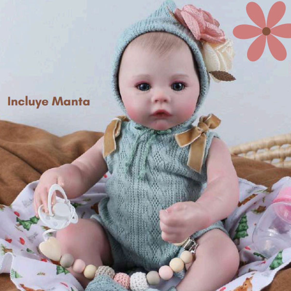 GENERICO - Muñeco Bebé Real Reborn Cuerpo Suave