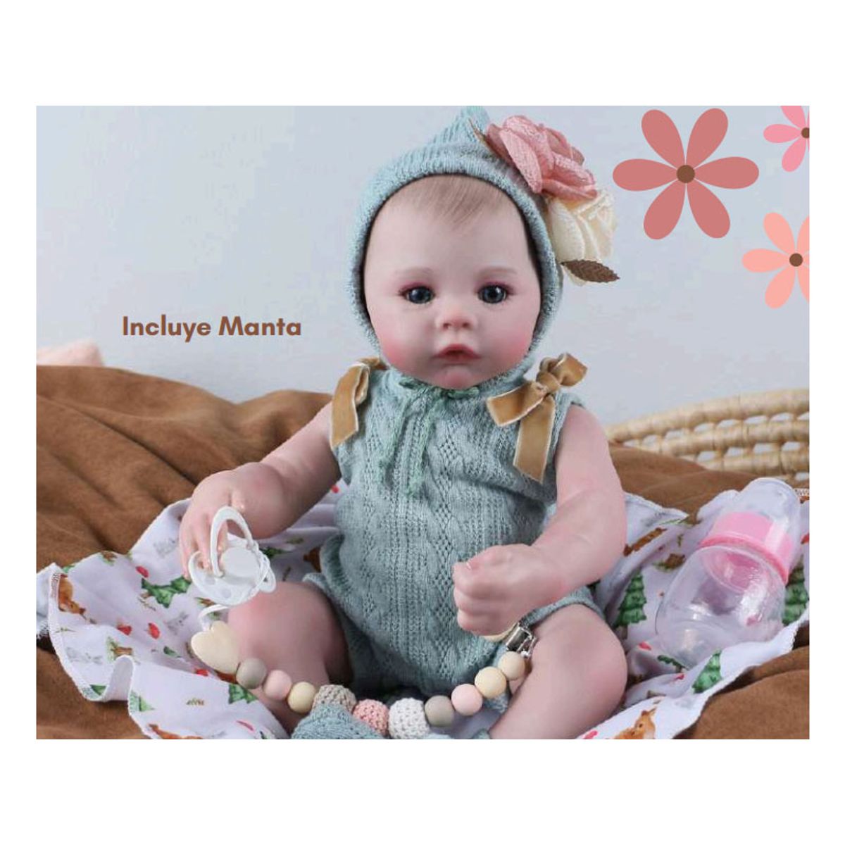 GENERICO - Muñeco Bebé Real Reborn Cuerpo Suave