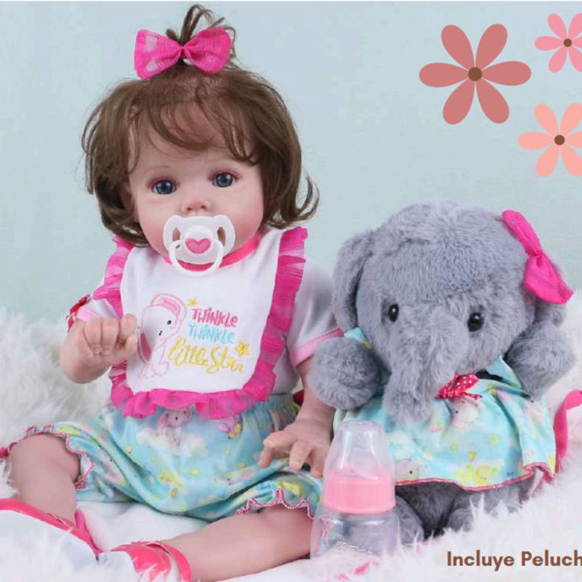 GENERICO - Muñeca Bebé Real Reborn Cuerpo Suave