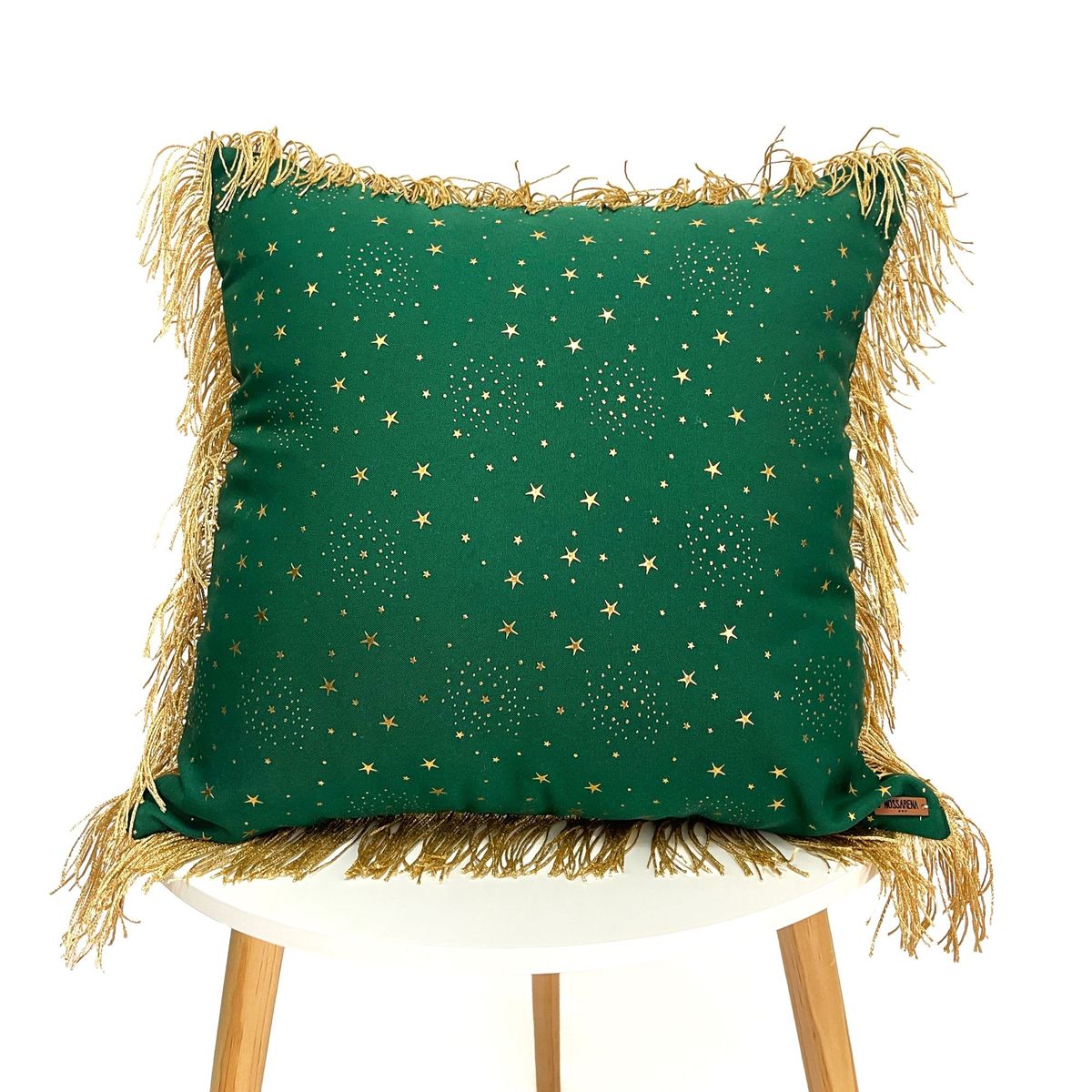 NOSSARENA - Cojin verde luxury 45x45cm