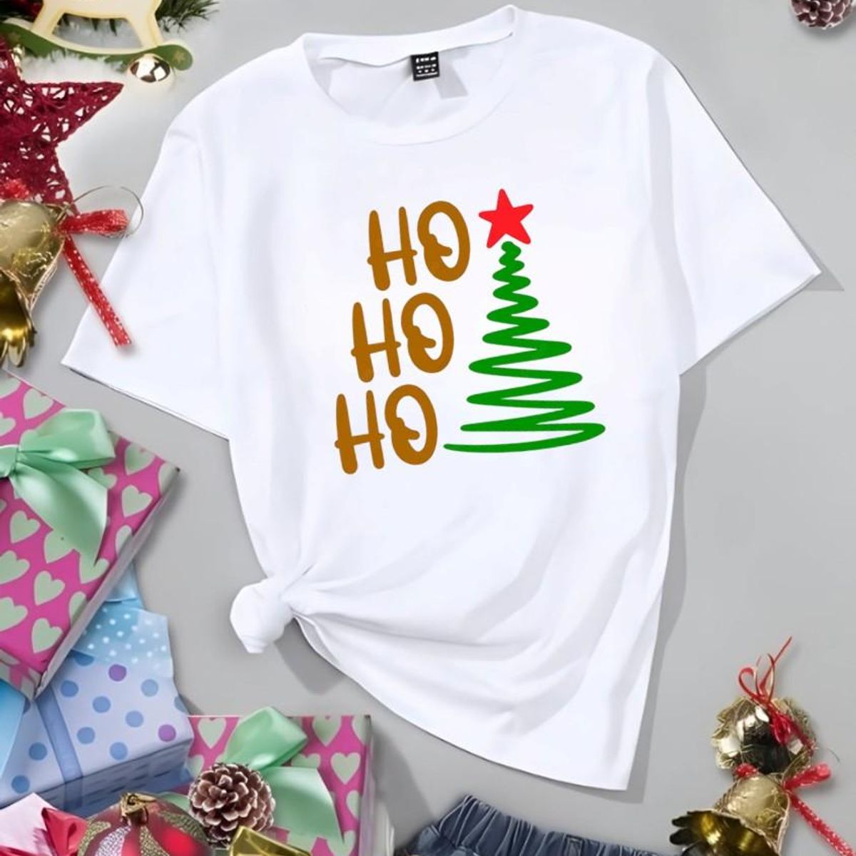 ISMI - Camiseta Navideña Manga Corta Ismi