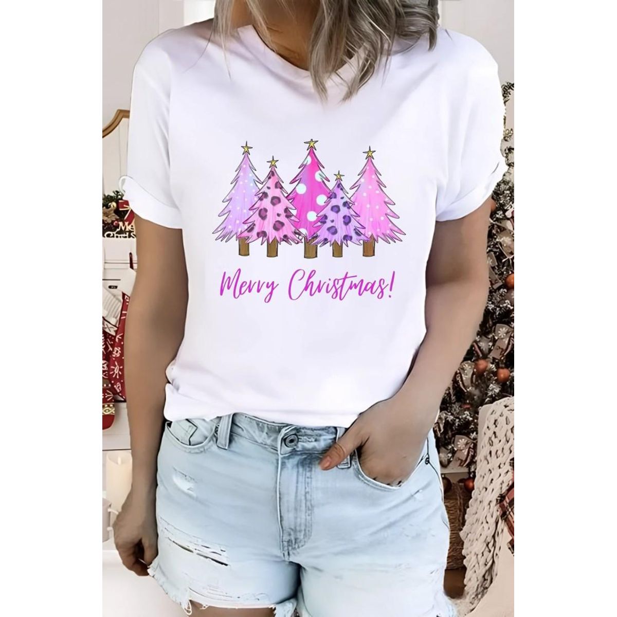 ISMI - Camiseta Navideña Manga Corta Ismi