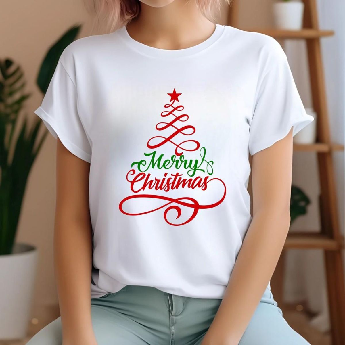 ISMI - Camiseta Navideña Manga Corta Ismi