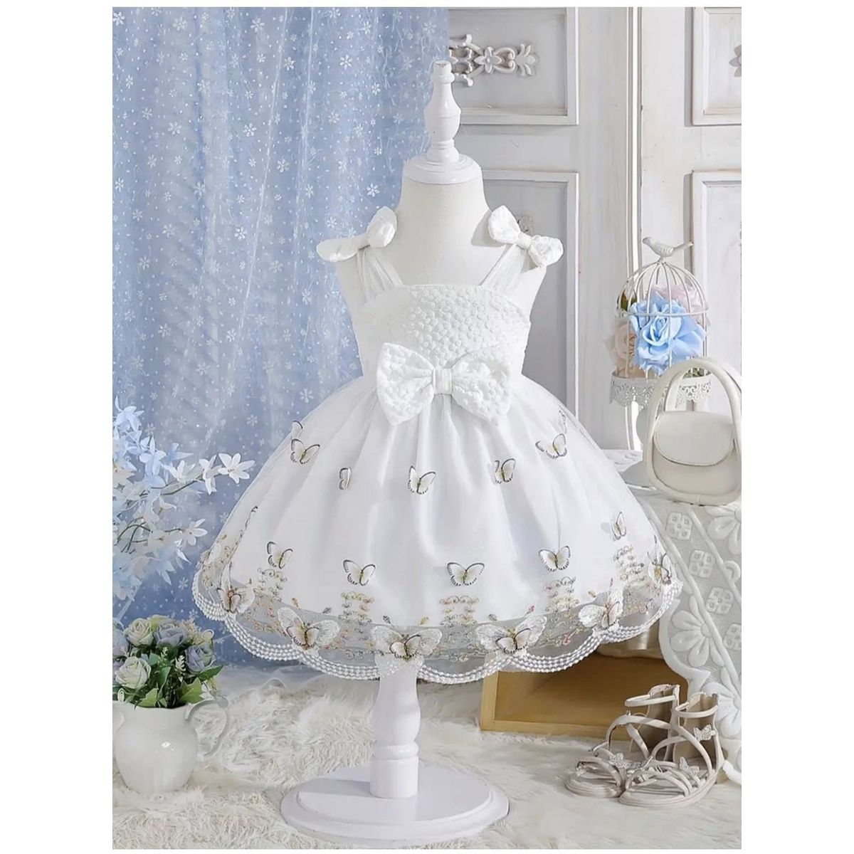 BABOLAT - Vestido  Niña,  Ropa Niña, Ropa Bebé, Bautizo, Pajecita, Matrimonio, Boda