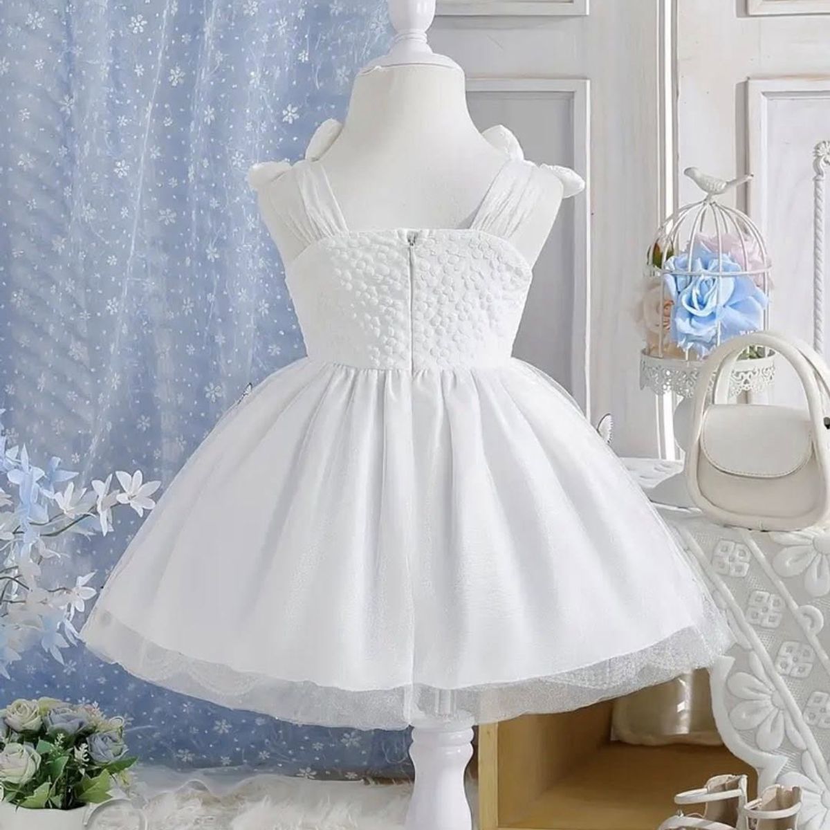 BABOLAT - Vestido  Niña,  Ropa Niña, Ropa Bebé, Bautizo, Pajecita, Matrimonio, Boda