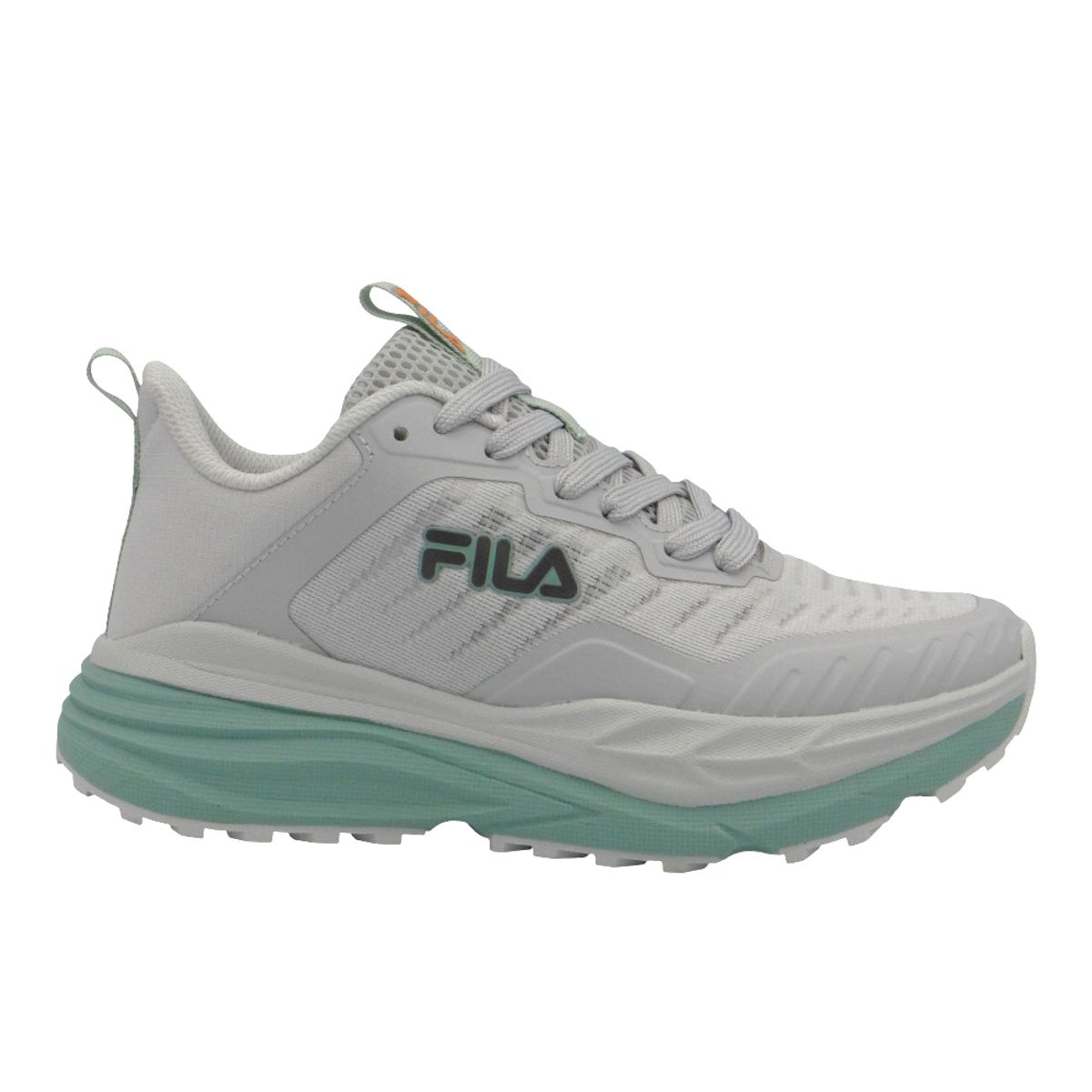 FILA - Tenis Fila Ws Lucnen Trail Mujer-Gris/Blanco