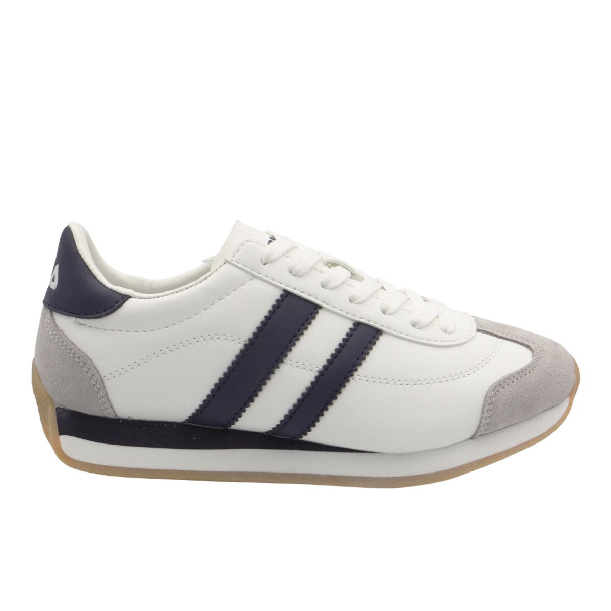 FILA - Tenis Fila Conter Hombre-Blanco/Negro