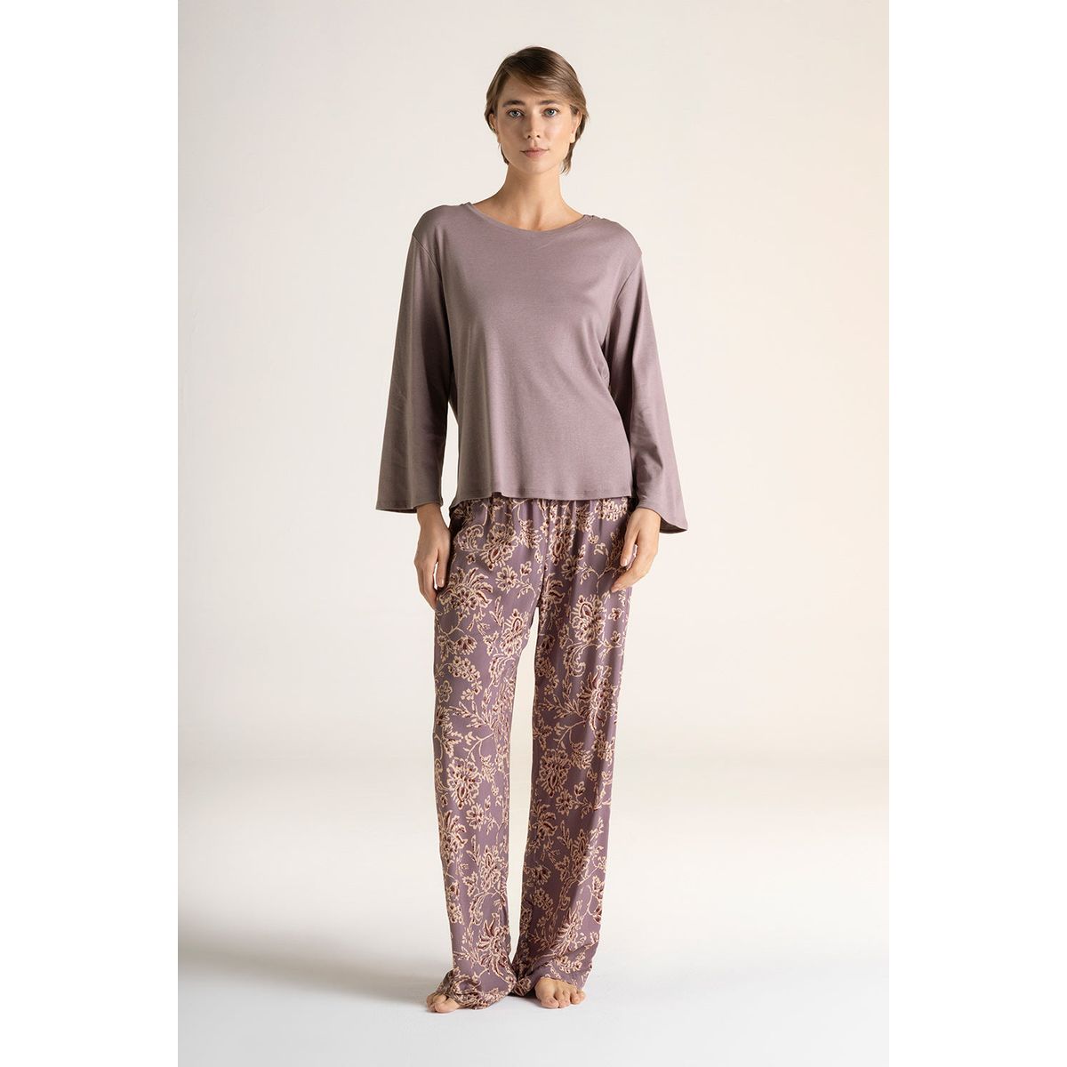 TOUCHE LINGERIE - Pijama pantalón con camiseta manga larga 2505061