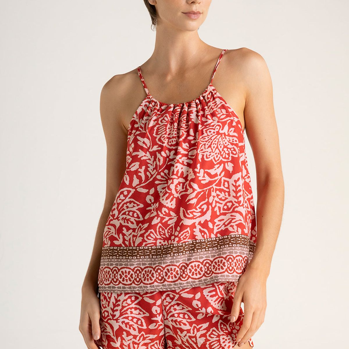 TOUCHE LINGERIE - Pijama short elaborada en viscosa  2514061