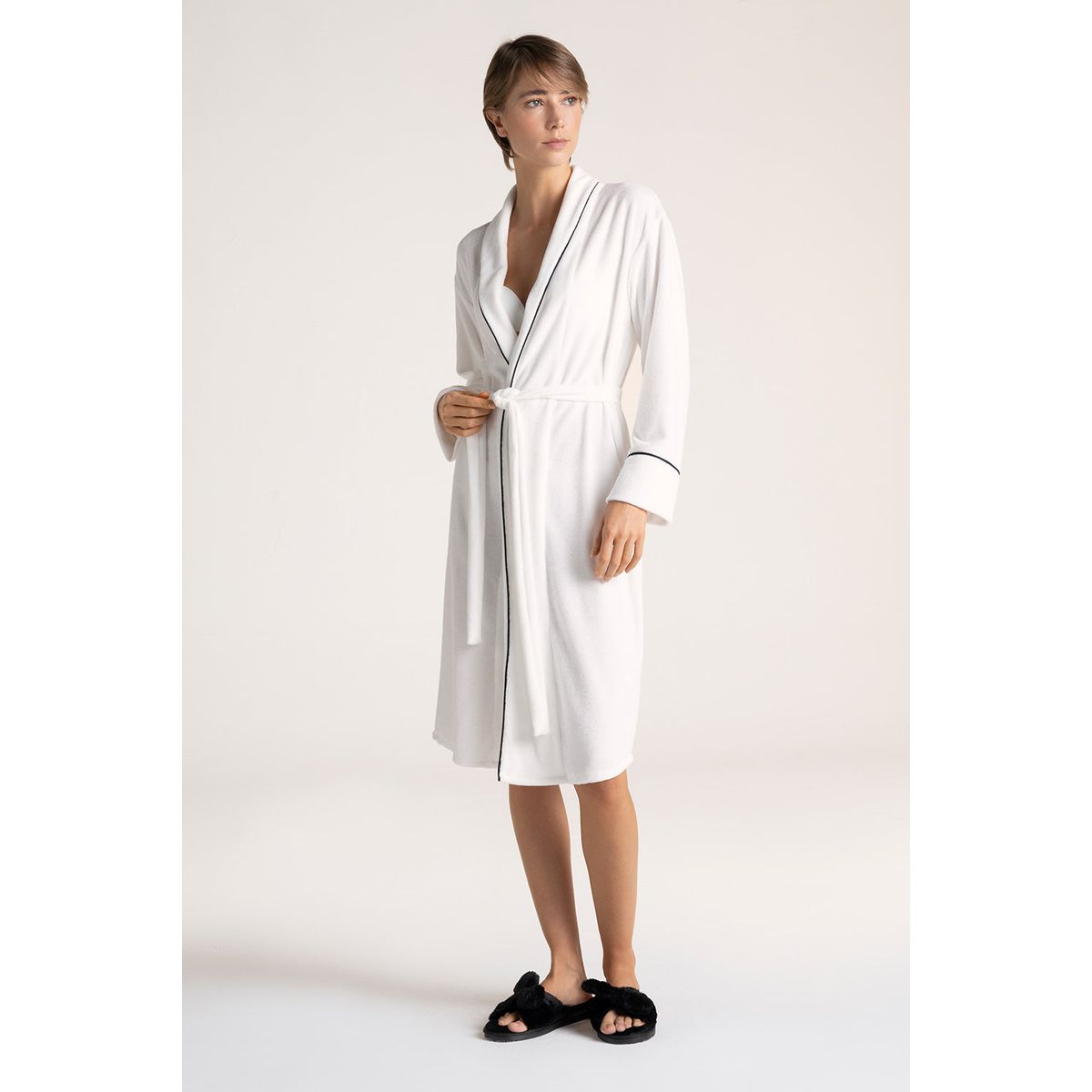 TOUCHE LINGERIE - Kimono  largo elaborada en terry 2547O61