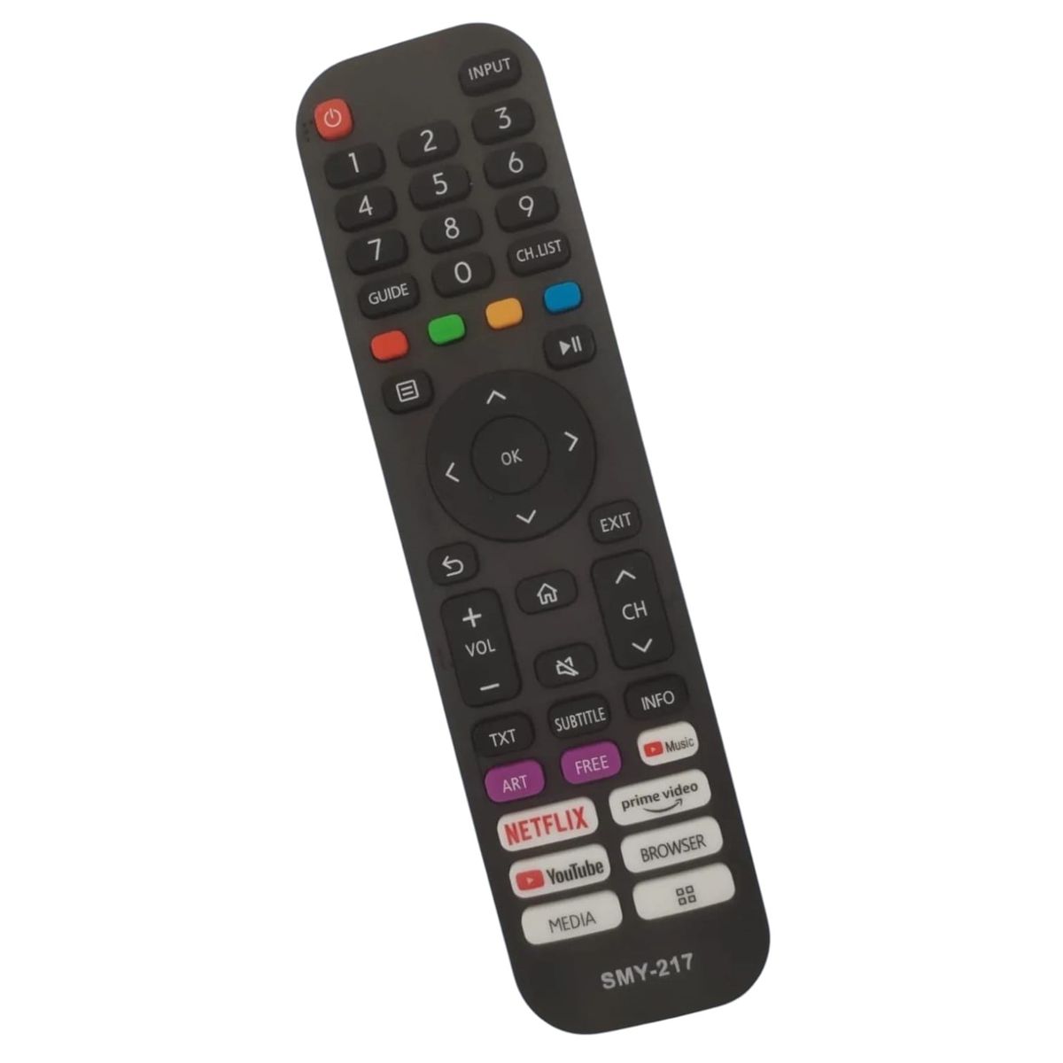 GENERICO - Control Remoto Smart TV Universal SMY-217 Hissense  Sankey Finlandek