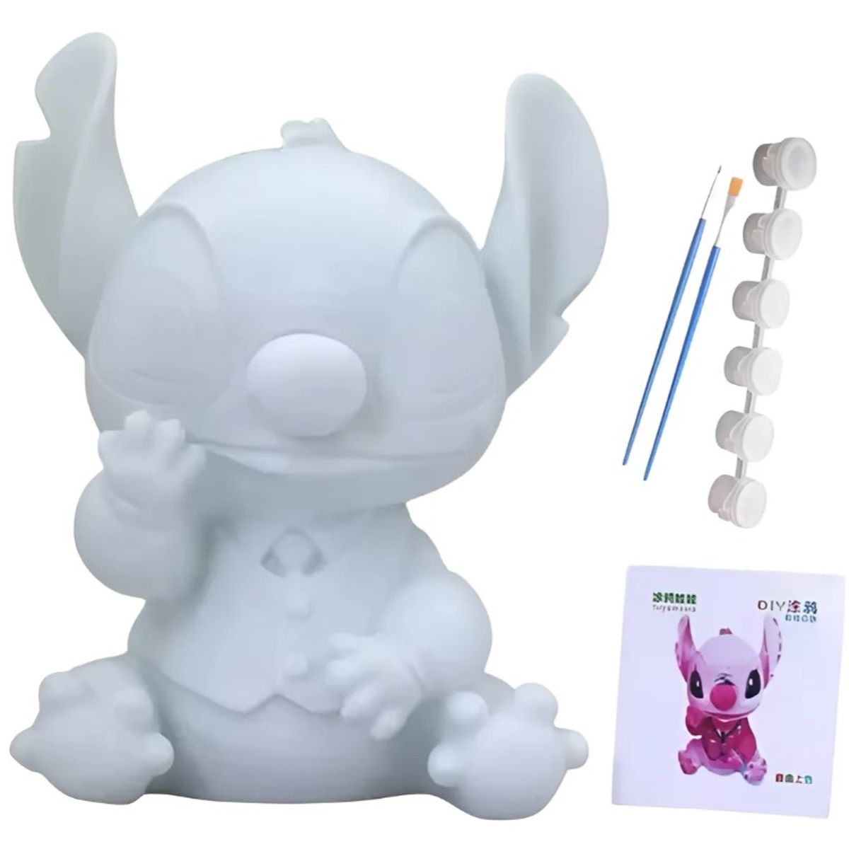 ZHOPI CO - Alcancia Muñeco Stitch Para Pintar Creatividad Para Niños