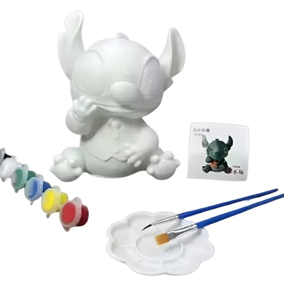 ZHOPI CO - Alcancia Muñeco Stitch Para Pintar Creatividad Para Niños