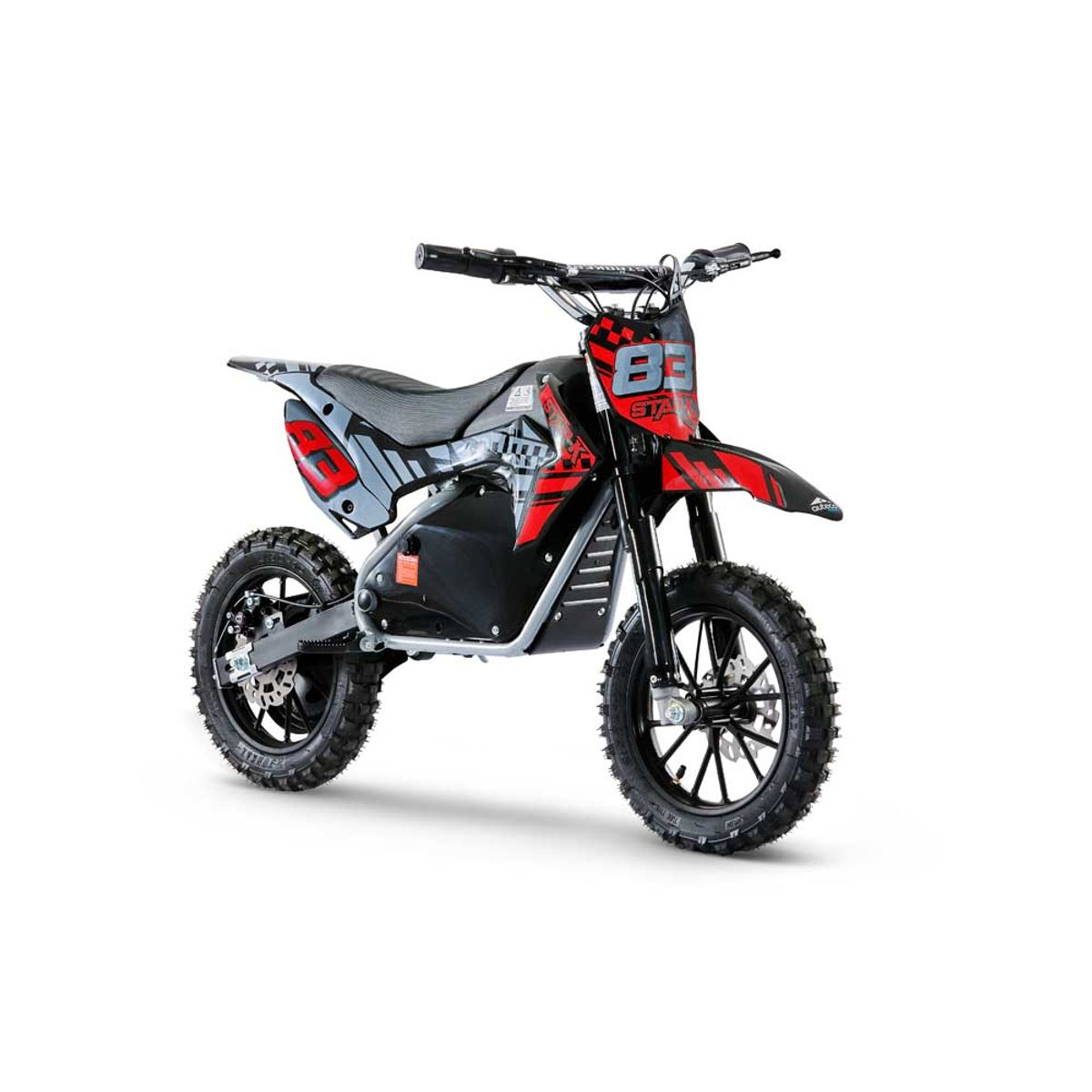 STARKER - Moto eléctrica niños Star-k 500w Gris Rojo 2025