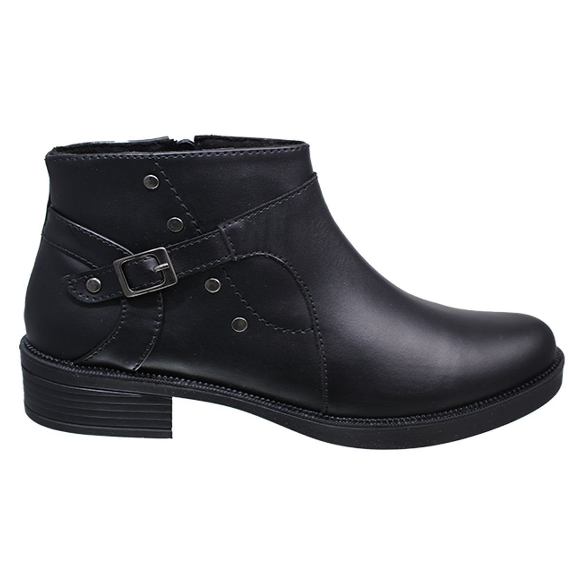 GENERICO - Botines Para Mujer Tacón Ancho