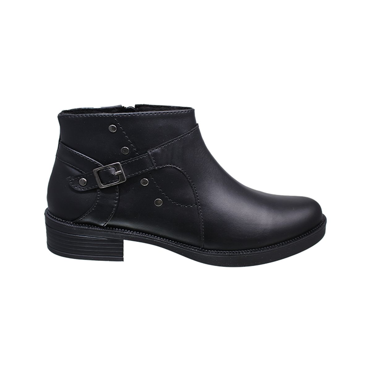 GENERICO - Botines Para Mujer Tacón Ancho