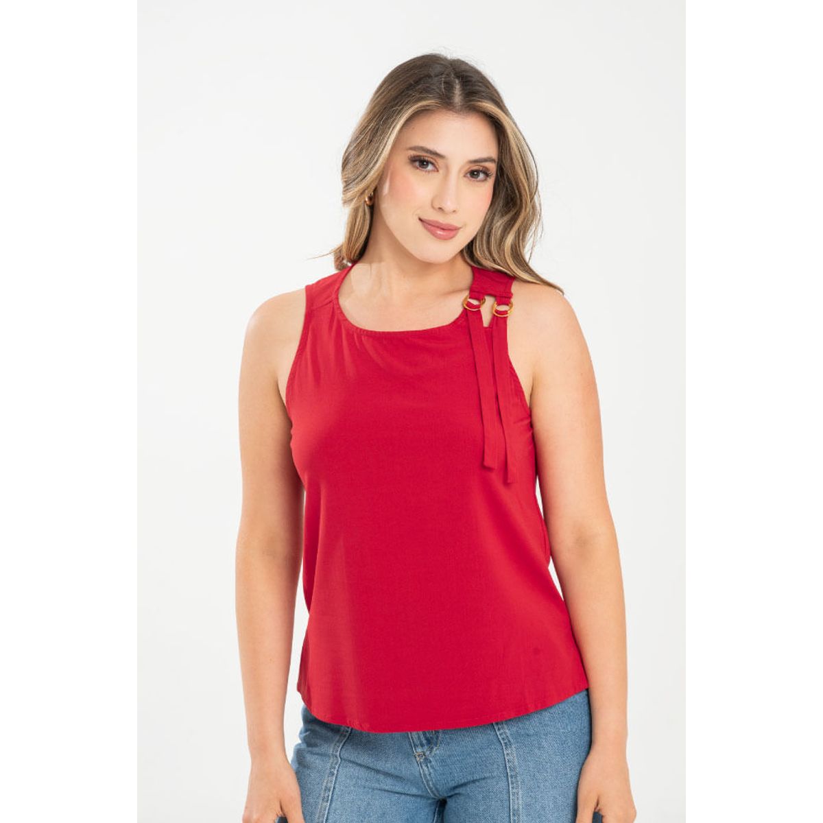 RAGGED - Blusa junipher Rojo persa Ragged