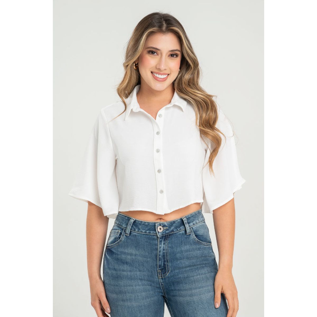 RAGGED - Camisa azariah Blanco crudo Ragged