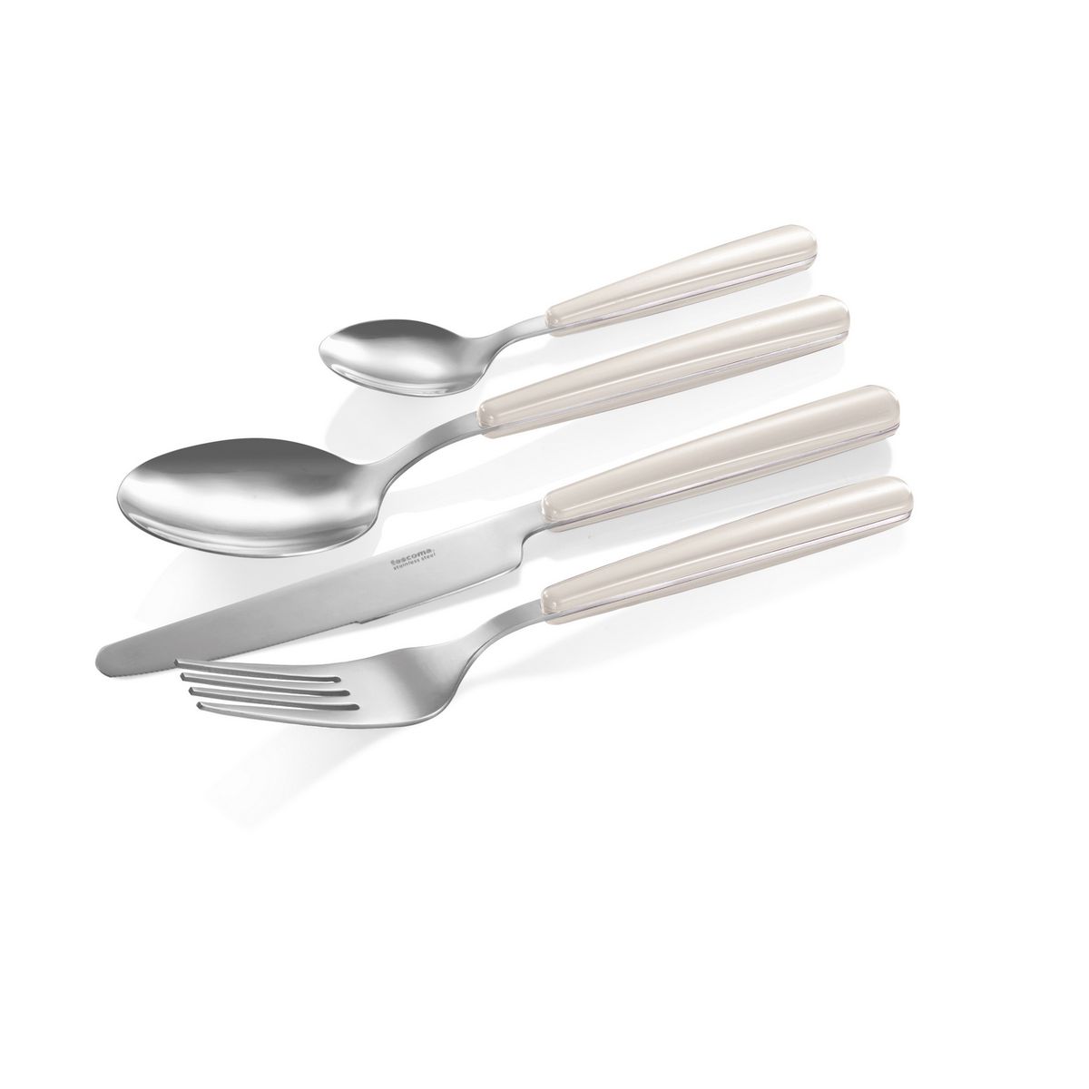 TESCOMA - Juego Cubiertos 16 Piezas Blanco Fancy Home Marca Tescoma