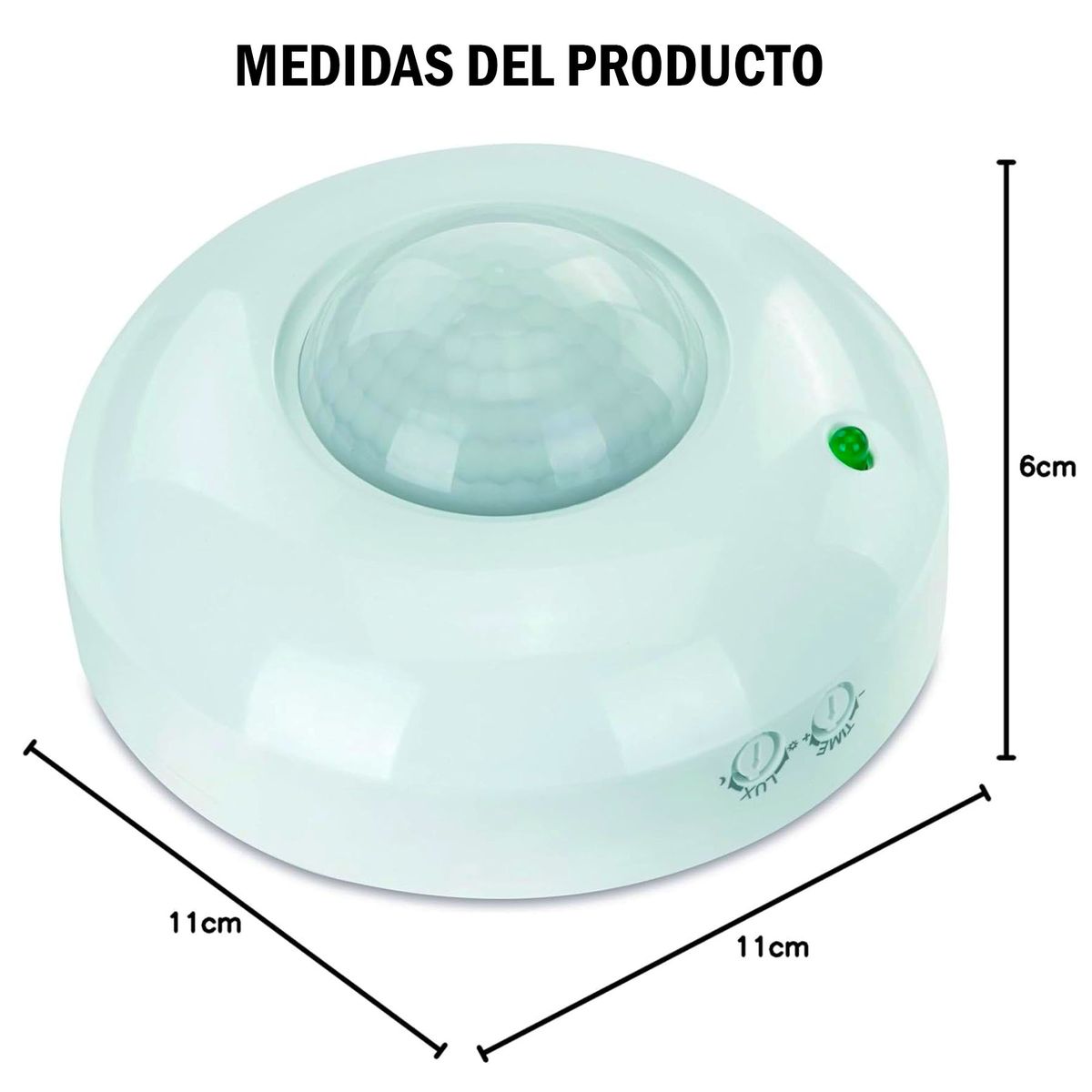 ONE PIXEL - Sensor De Movimiento Infrarrojo Detector De Pasos 360° Para Luz