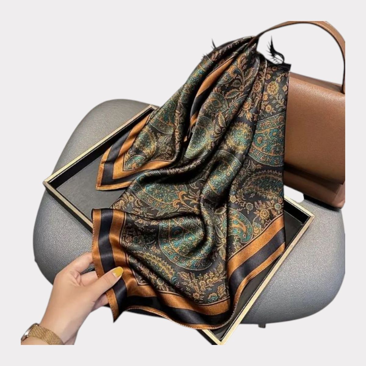 GENERICO - Pañoleta Mujer-Hombre Vintage - pañuelos estampados