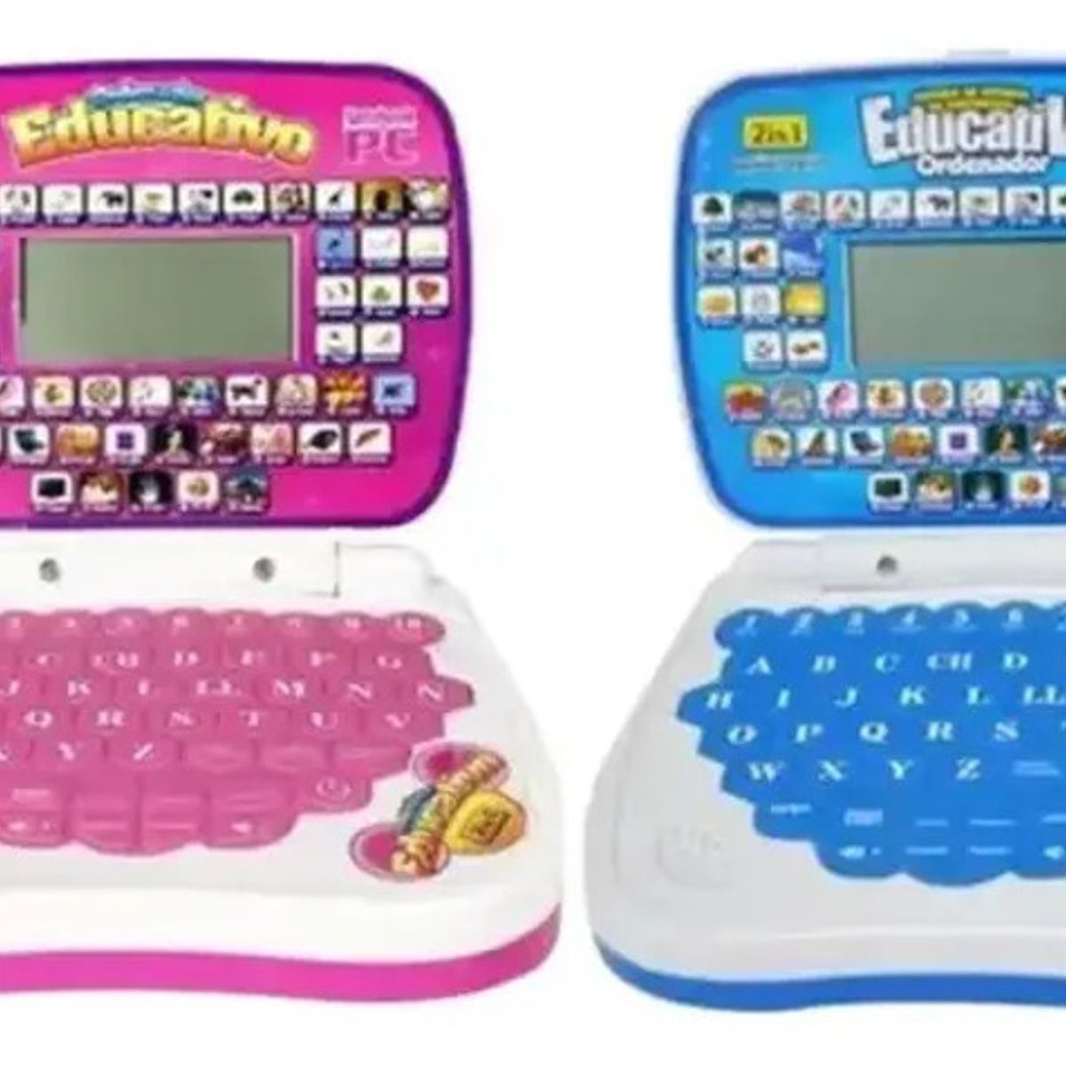 GENERICO - Mini Computador Portátil Mouse Didáctico Infantil Educativo Color Rosado