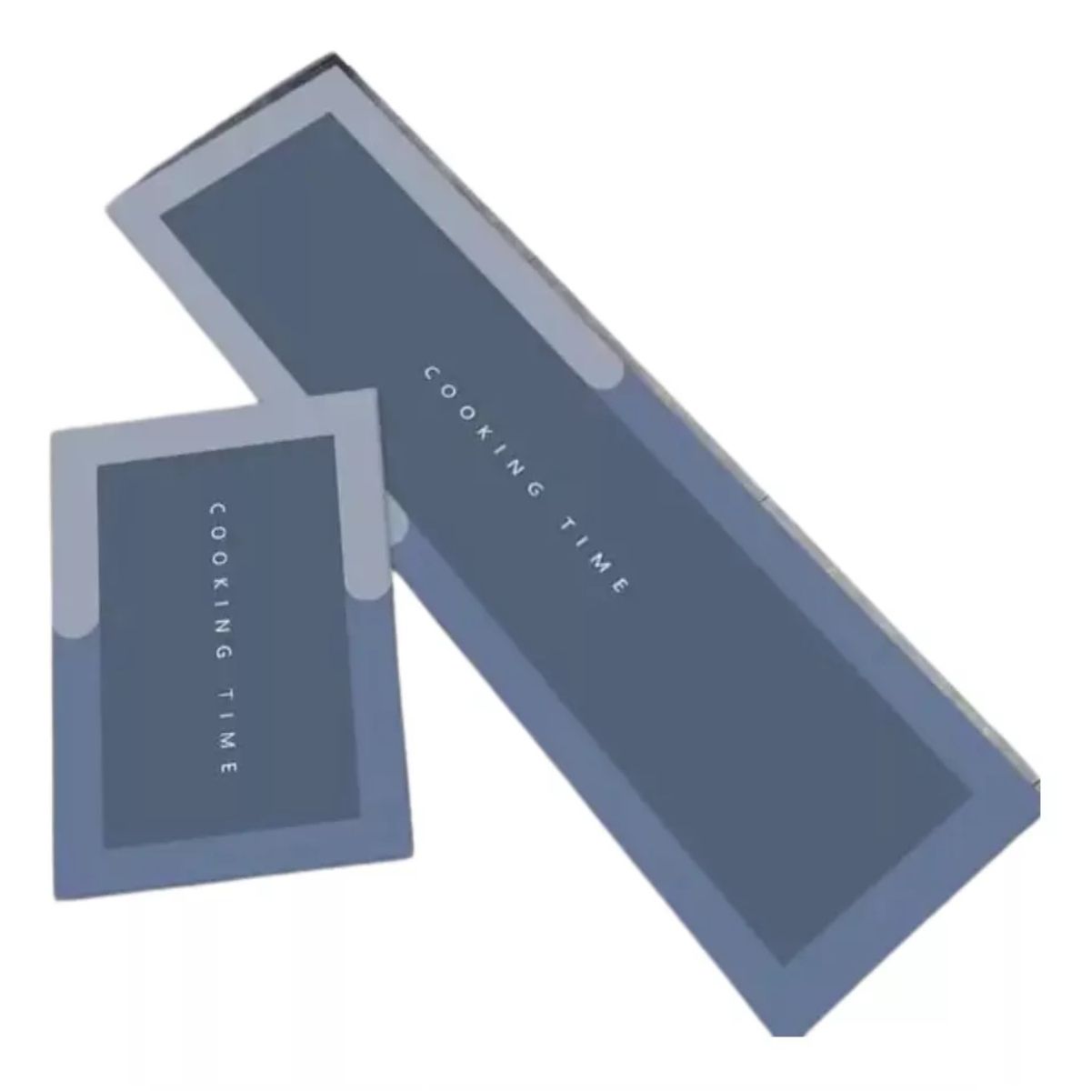 COOK IT - Tapete Alfombra Cocina Set por 2 Absorbente Y Antideslizante