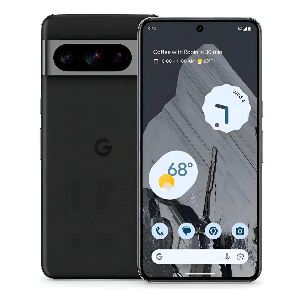 GOOGLE - Google Pixel 8 5G 128Gb Negro Reacondicionado +14 Meses de Garantia + Panel Solar