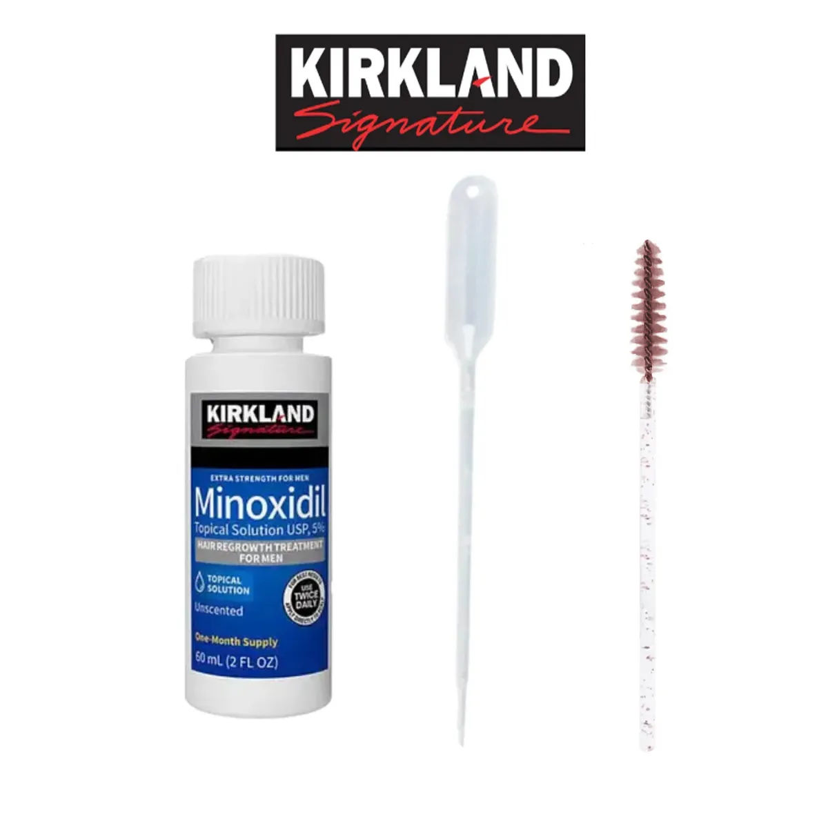 USA - Minoxidil kirkland  5%  - 1 Unidad cejas y pestañas