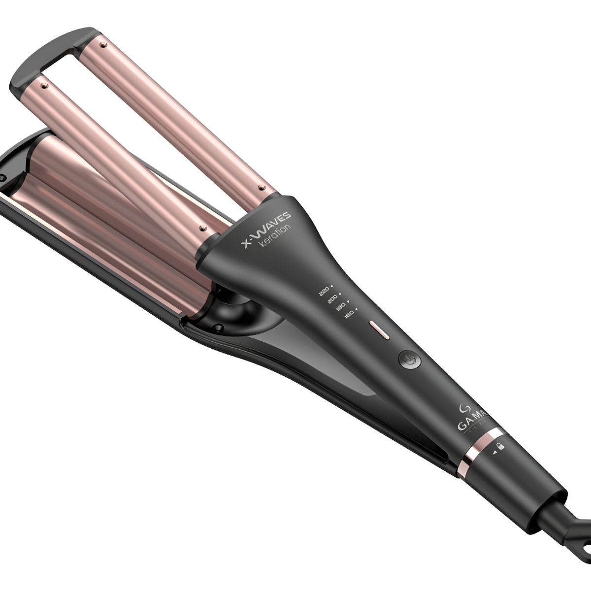 GAMA - Pinza Rizadora De Cabello Gama Keration - Negro