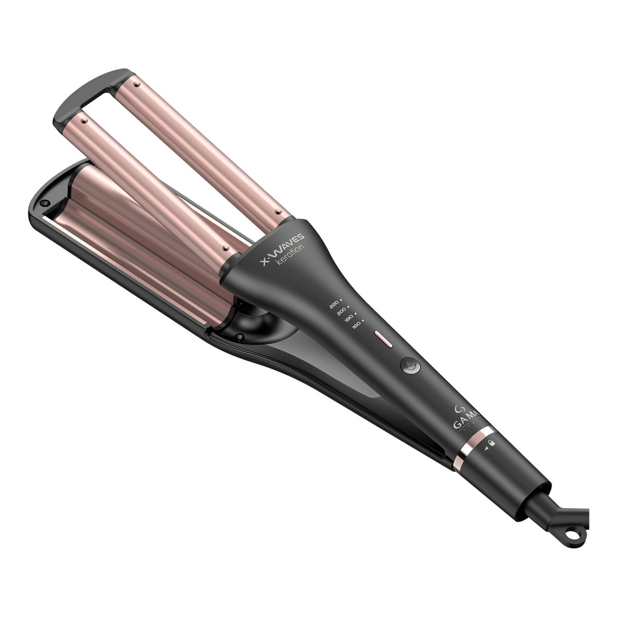 GAMA - Pinza Rizadora De Cabello Gama Keration - Negro