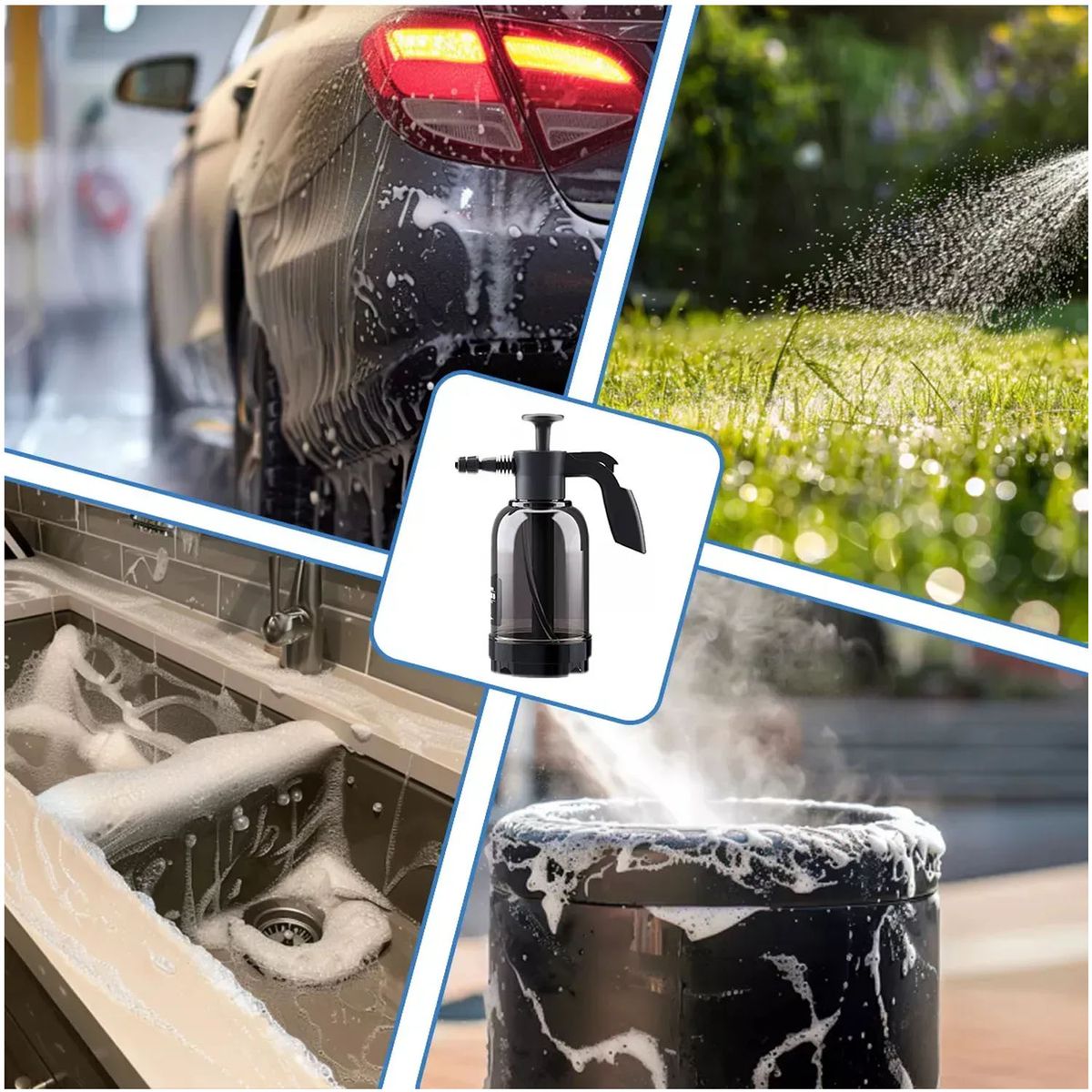 ONE PIXEL - Pulverizador De Espuma Portátil Para Carro 2 Litros One Pixel